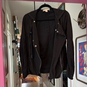 MICHAEL Michael Kors Black Hoodie Jacket